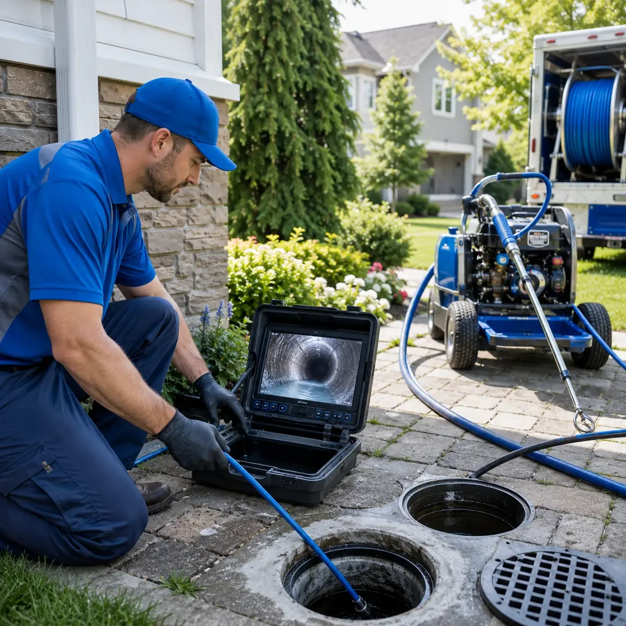 Outdoor drain cleaning professionals serving Dorchester, IA